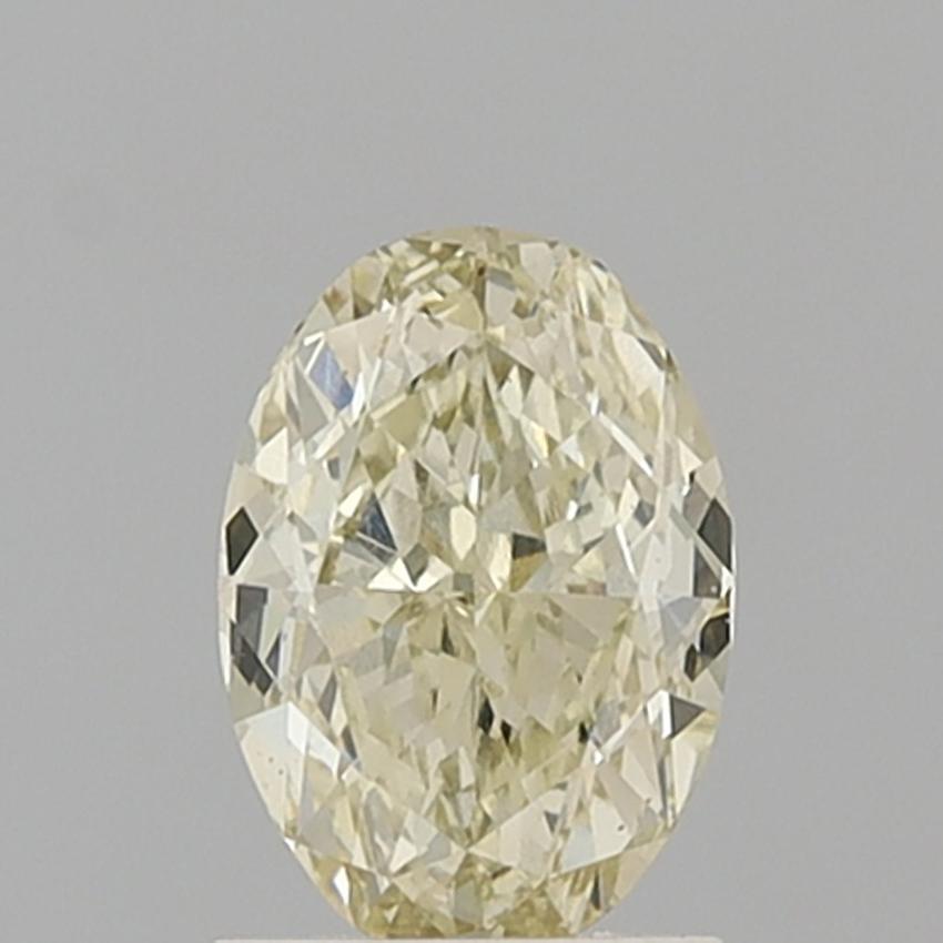 1.52 Ct. Fancy Light Yellow Oval Lab Grown Diamond