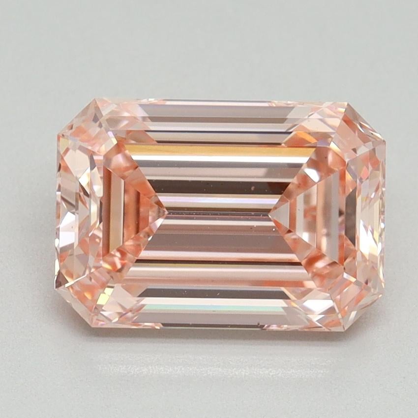 3.04 Ct. Fancy Intense Pink Emerald Lab Grown Diamond