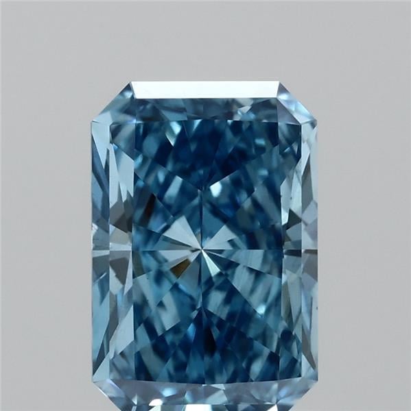 1.04 Ct. Fancy Vivid Blue Radiant Lab Grown Diamond