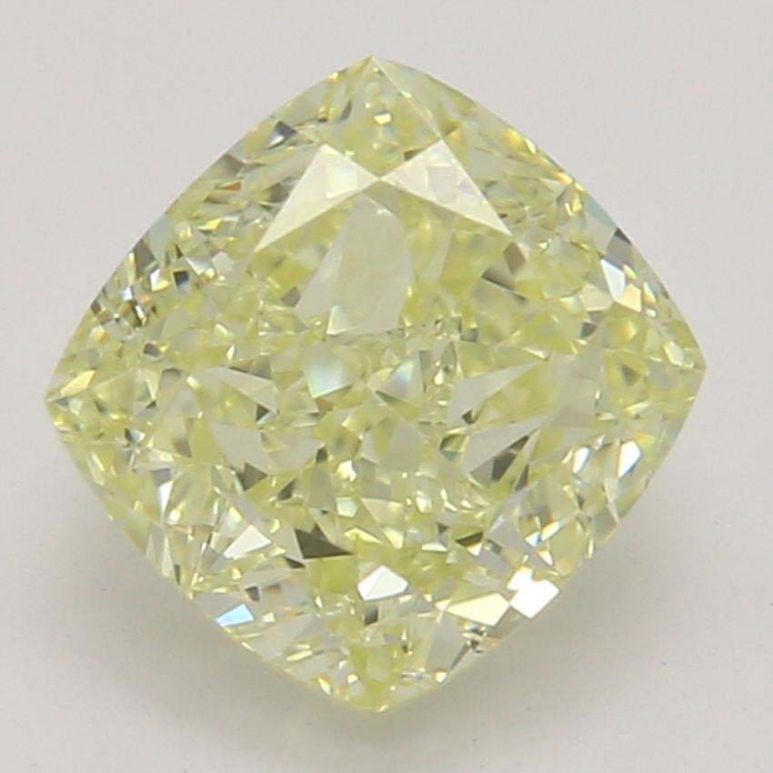 1.08 Ct. Fancy Yellow Cushion Diamond