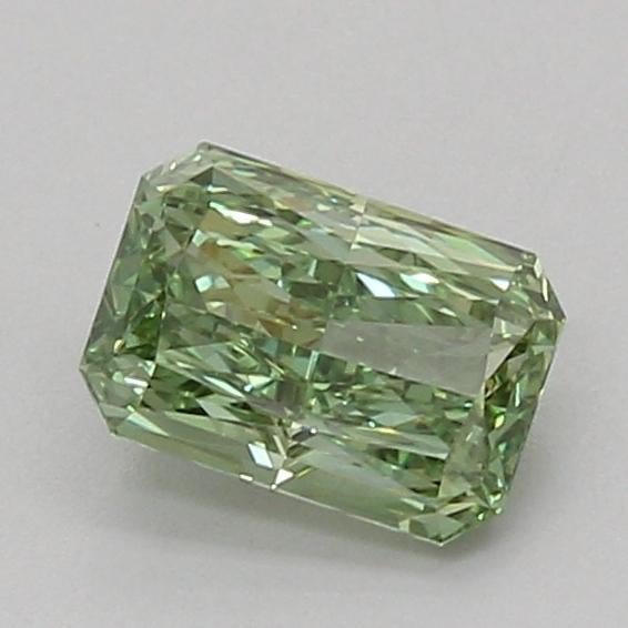 1.03 Ct. Fancy Vivid Green Radiant Lab Grown Diamond