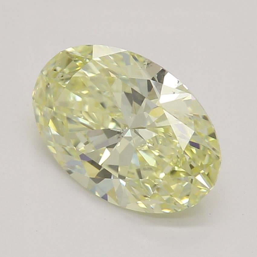 1.01 Ct. Fancy Yellow Oval Diamond