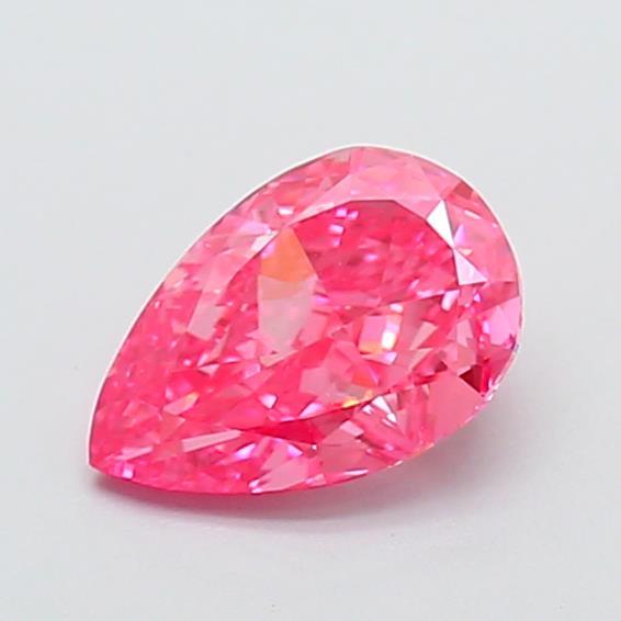 1.35 Ct. Fancy Vivid Pink Pear Lab Grown Diamond