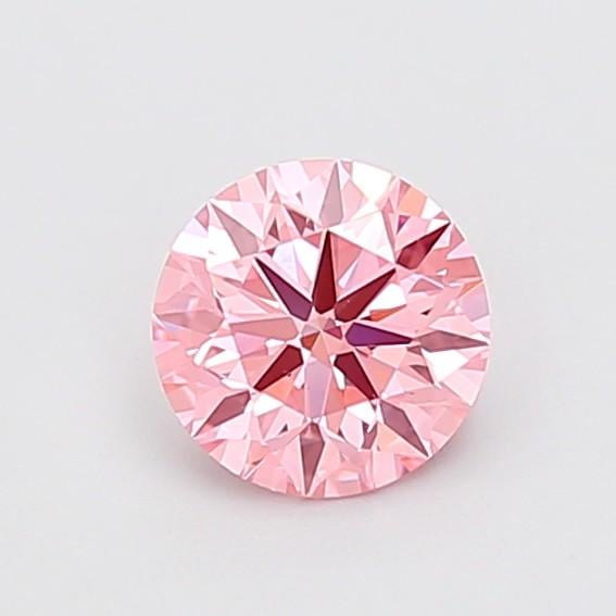 1.06 Ct. Fancy Vivid  Pink Round Lab Grown Diamond