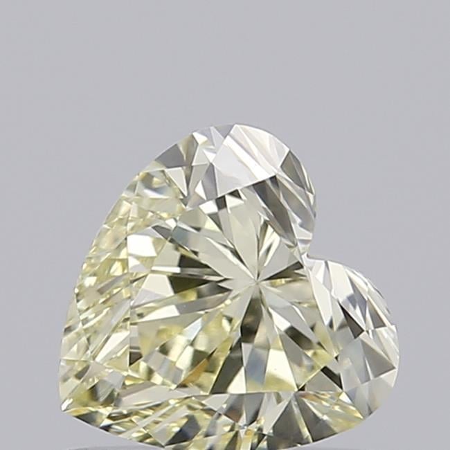 0.59 Ct. Fancy Light  Yellow Heart Lab Grown Diamond
