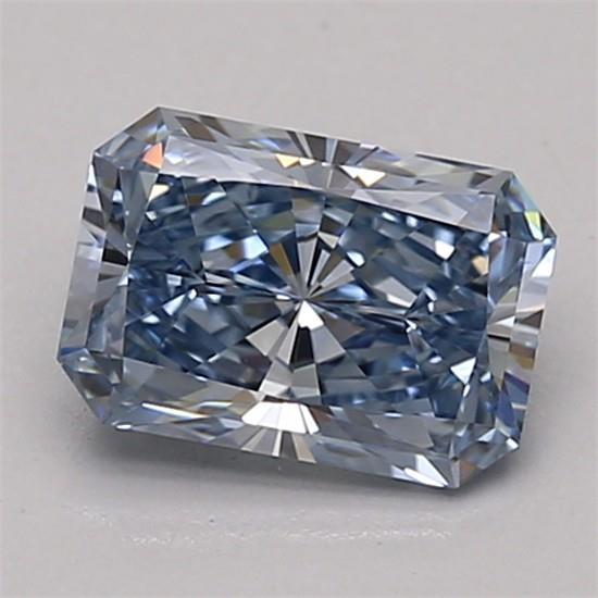 0.95 Ct. Fancy Vivid Blue Radiant Lab Grown Diamond