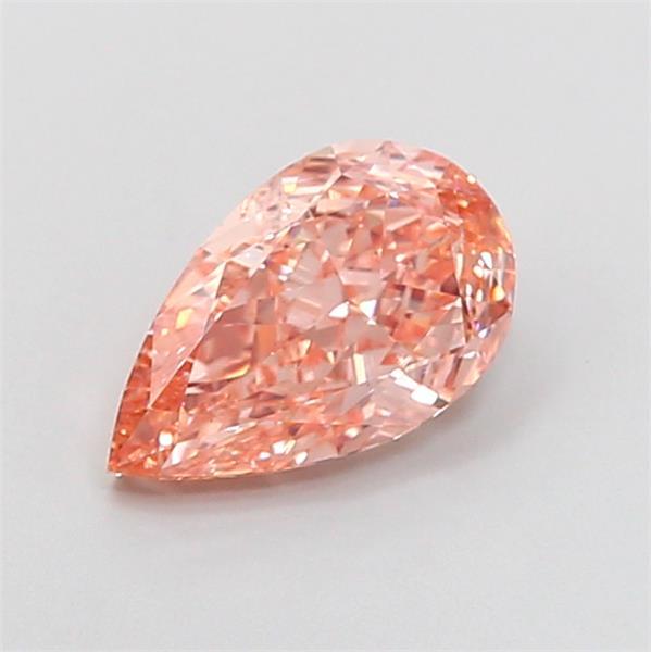 1.51 Ct. Fancy Intense Brownish Orange Pear Lab Grown Diamond
