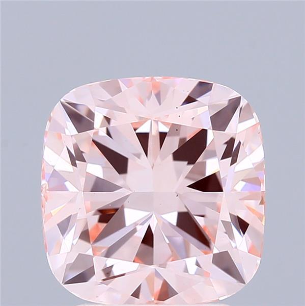 2.74 Ct. Fancy Intense Pink Cushion Lab Grown Diamond