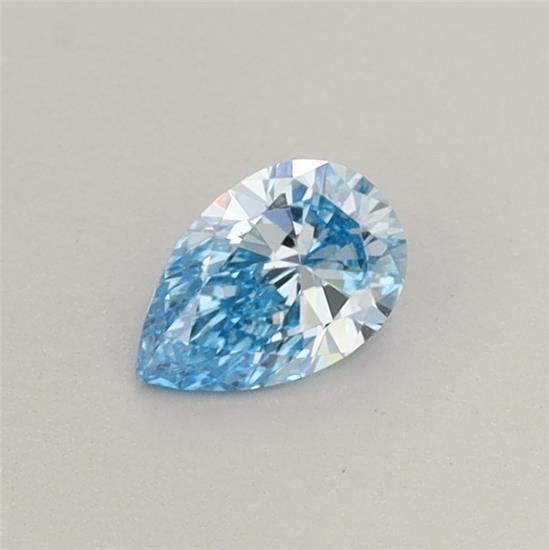 0.27 Ct. Fancy Vivid Blue Pear Lab Grown Diamond