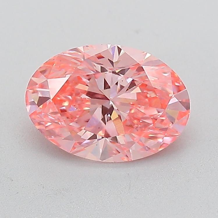 1.56 Ct. Fancy Vivid Pink Oval Lab Grown Diamond