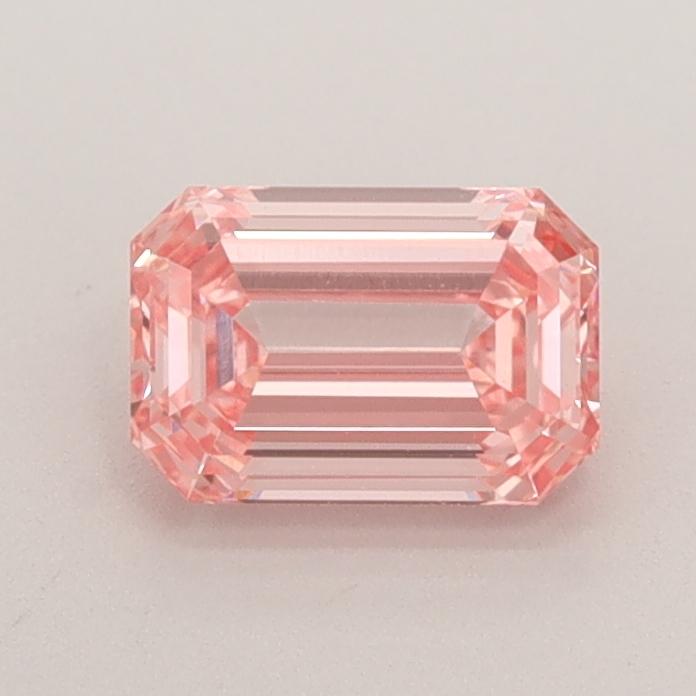0.70 Ct. Fancy Vivid  Pink Emerald Lab Grown Diamond