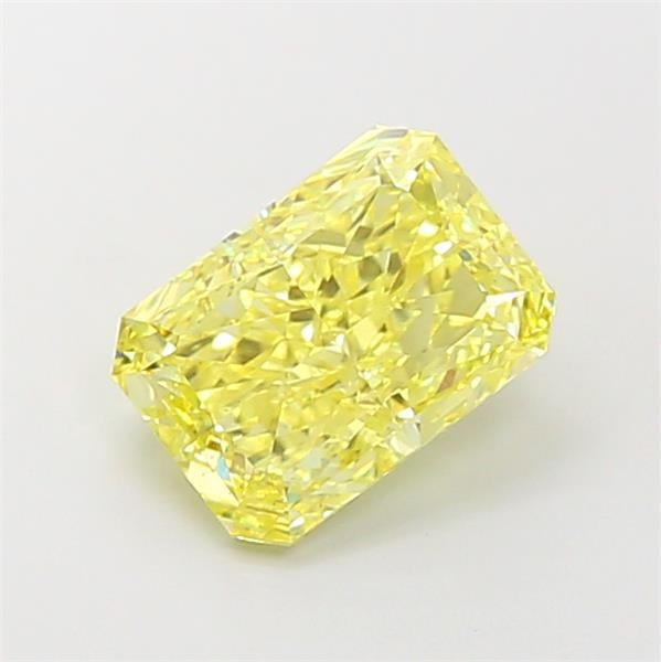 2.76 Ct. Fancy Intense Yellow Radiant Lab Grown Diamond