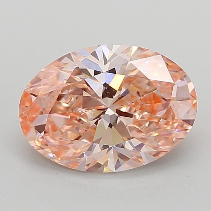 3.01 Ct. Fancy Vivid  Pink Oval Lab Grown Diamond