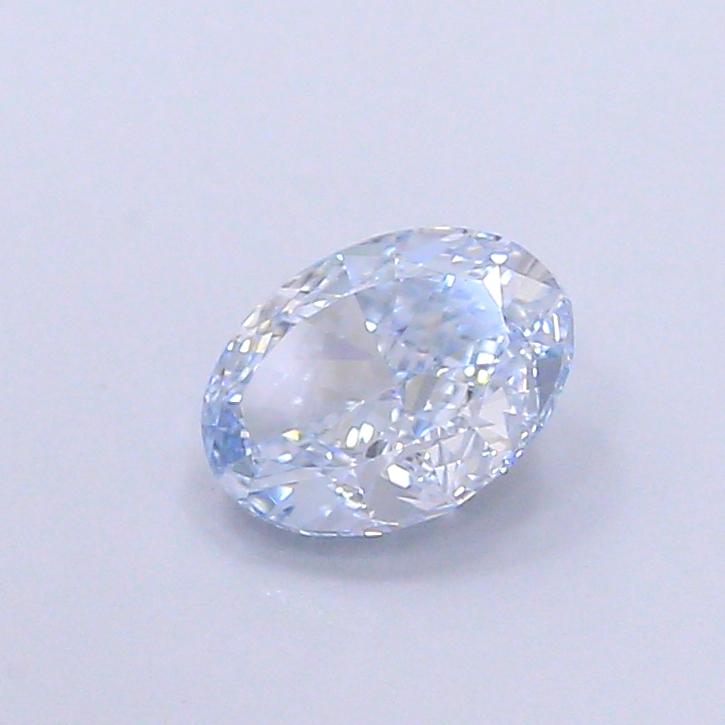 1.02 Ct. Fancy Light  Blue Oval Lab Grown Diamond
