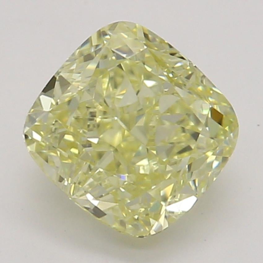 0.71 Ct. Fancy Yellow Cushion Diamond
