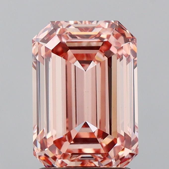 2.08 Ct. Fancy Intense  Pink Emerald Lab Grown Diamond
