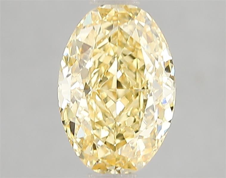 1.64 Ct. Fancy Intense Yellow Oval Lab Grown Diamond