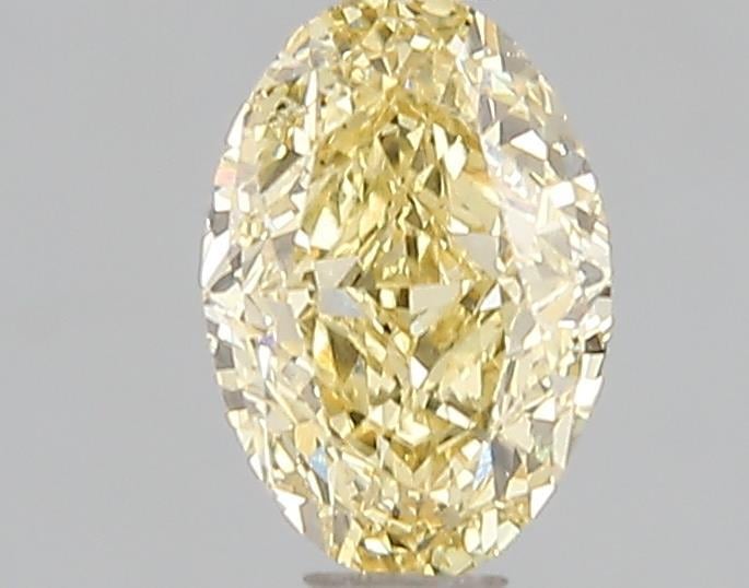 1.01 Ct. Fancy Intense Yellow Oval Lab Grown Diamond