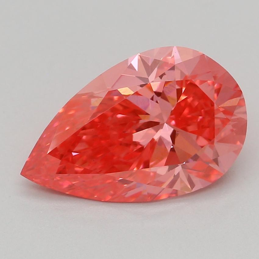 1.56 Ct. Fancy Vivid Pink Pear Lab Grown Diamond