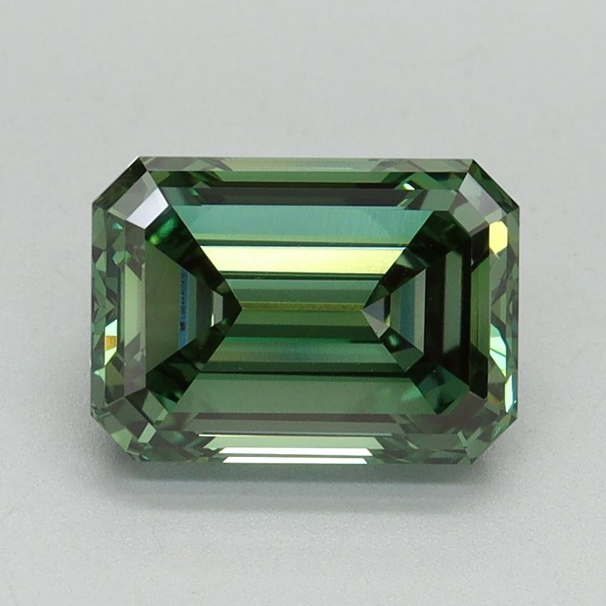 2.24 Ct. Fancy Vivid Green Emerald Lab Grown Diamond