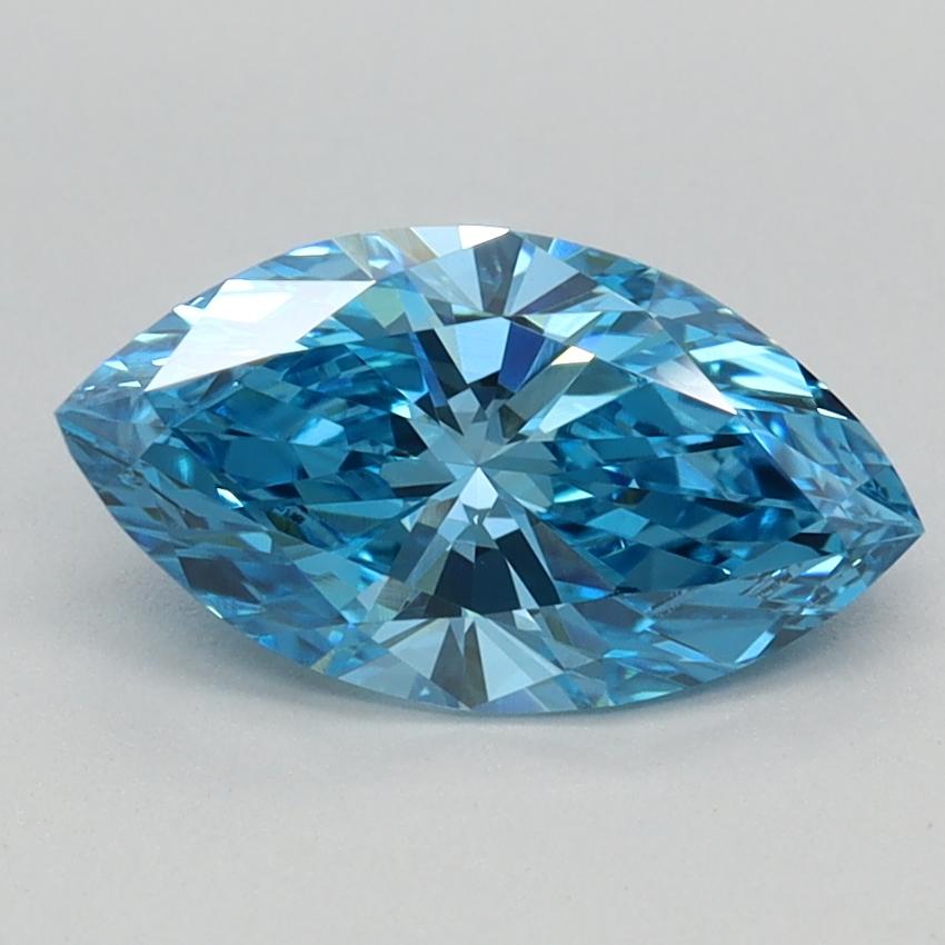 1.00 Ct. Fancy  Vivid Blue Marquise Lab Grown Diamond