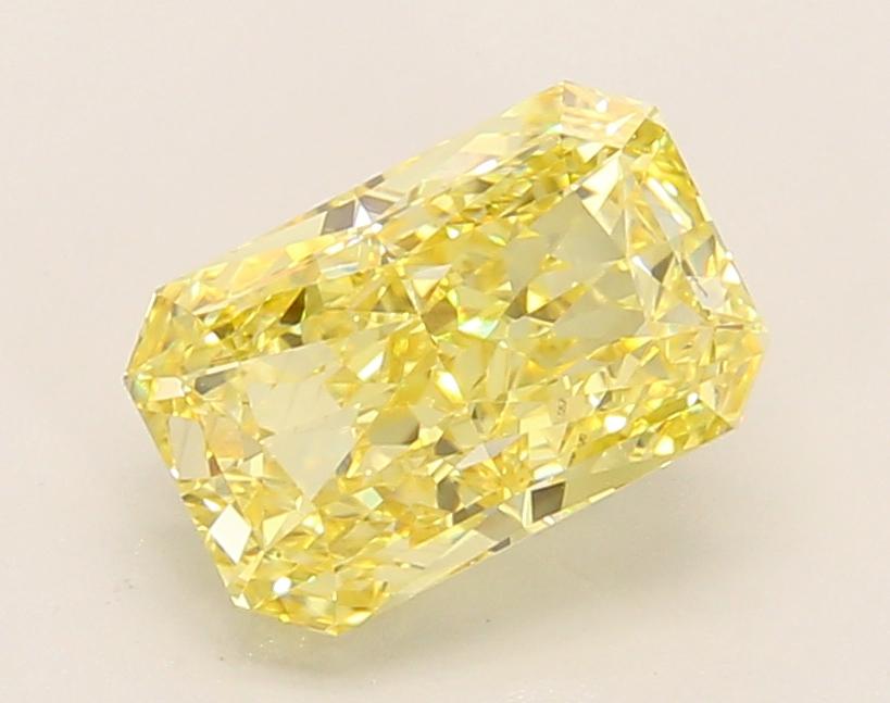 2.02 Ct. Fancy Vivid Yellow Radiant Lab Grown Diamond