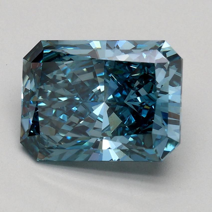 2.50 Ct. Fancy Vivid Blue Radiant Lab Grown Diamond