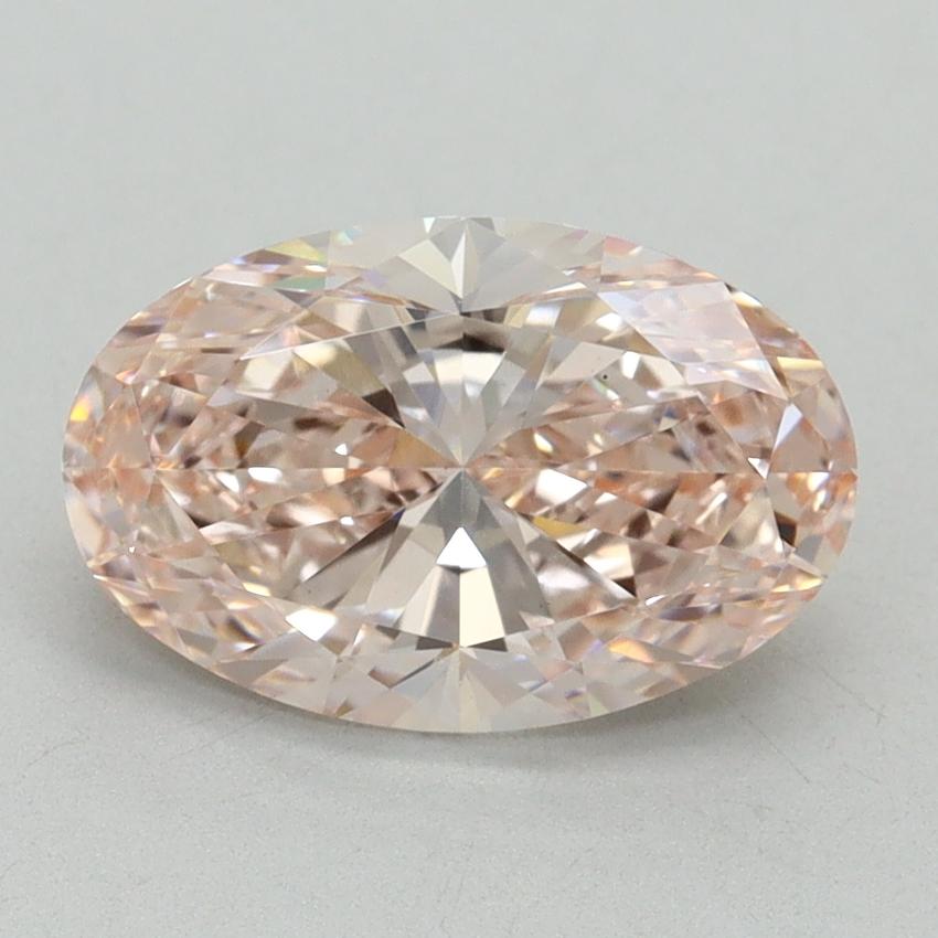 2.14 Ct. Fancy Intense Pink Oval Lab Grown Diamond