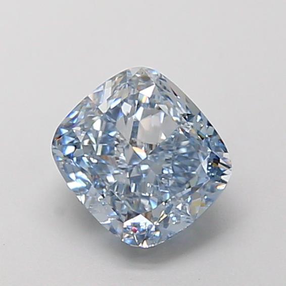 1.44 Ct. Fancy Intense  Blue Cushion Lab Grown Diamond