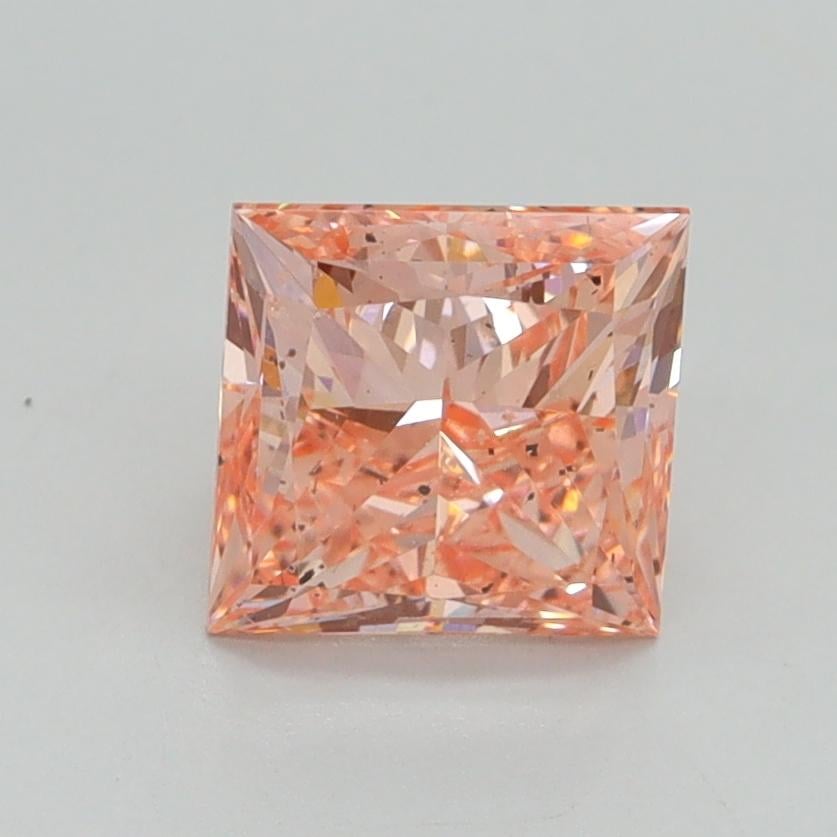 1.50 Ct. Fancy Intense Pink Princess Lab Grown Diamond