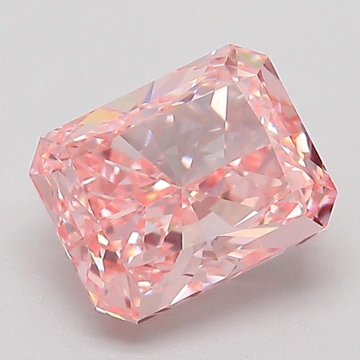 2.05 Ct. Fancy Vivid  Pink Radiant Lab Grown Diamond