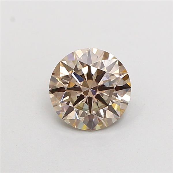 1.07 Ct. Fancy Light Brown Round Lab Grown Diamond