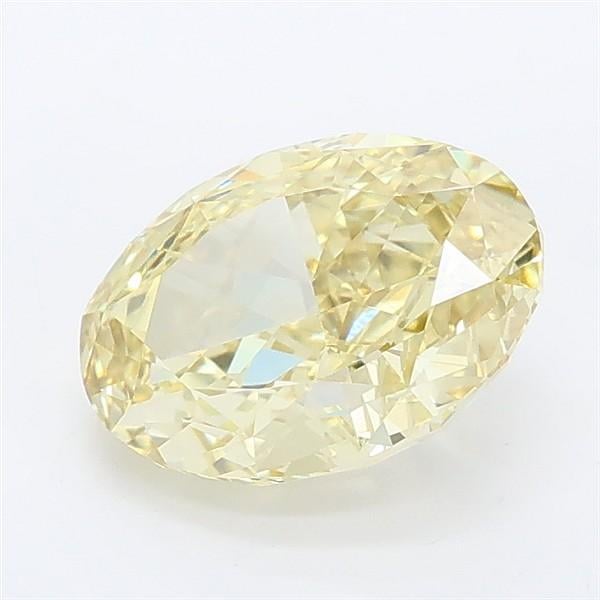 2.06 Ct. Fancy Intense Yellow Oval Lab Grown Diamond