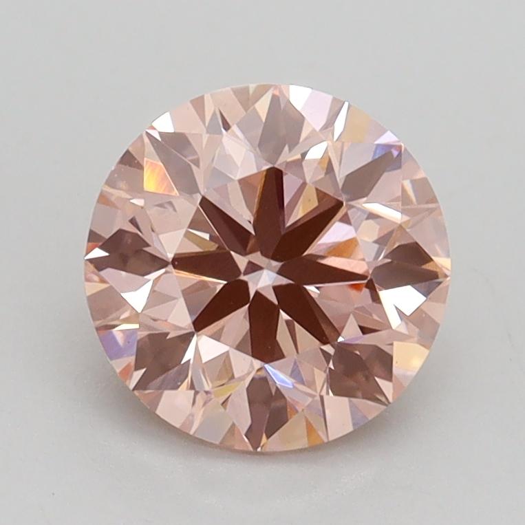 1.40 Ct. Fancy Intense Pink Round Lab Grown Diamond