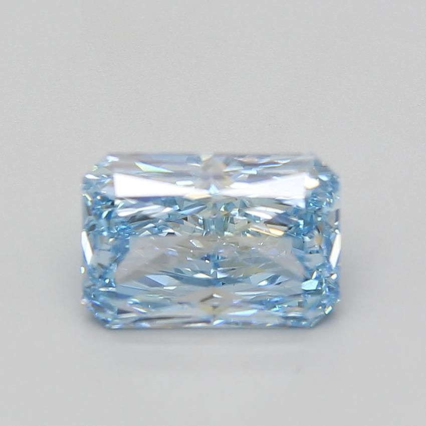 3.09 Ct. Fancy Vivid Blue Radiant Lab Grown Diamond
