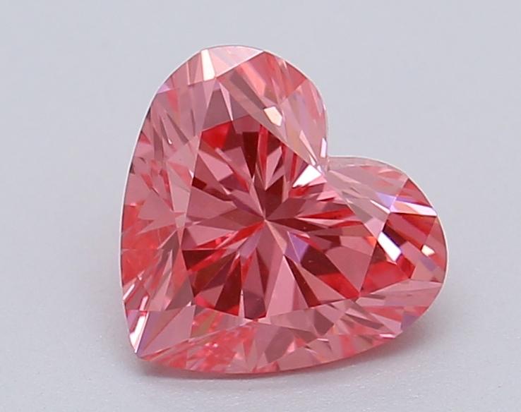 1.03 Ct. Fancy Vivid Pink Heart Lab Grown Diamond