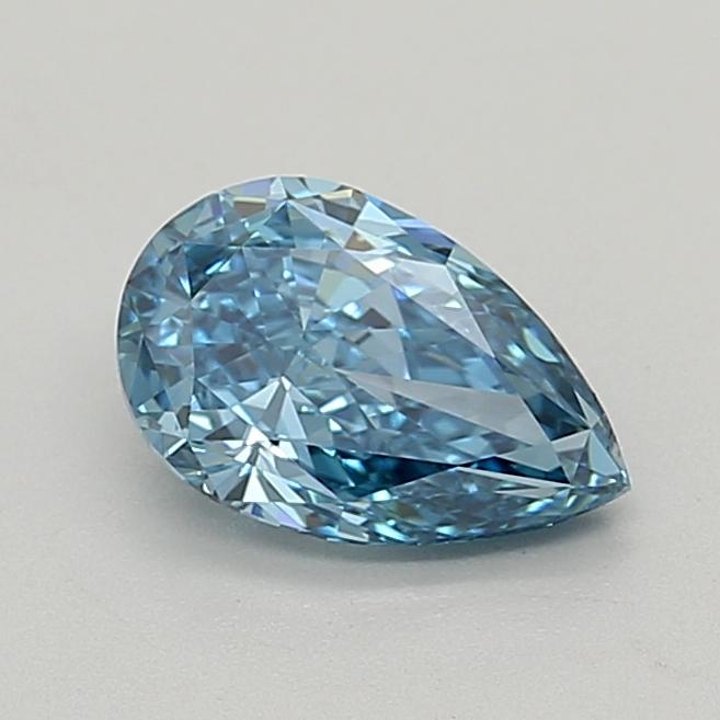 1.52 Ct. Fancy Vivid  Blue Pear Lab Grown Diamond