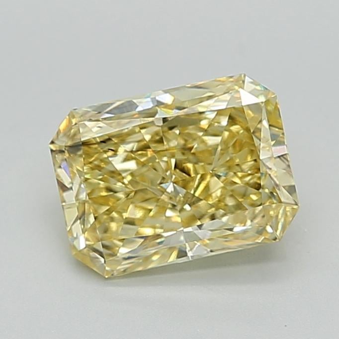 1.97 Ct. Fancy Intense  Yellow Radiant Lab Grown Diamond