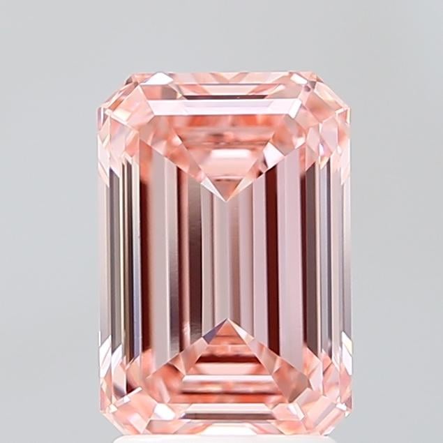 2.50 Ct. Fancy Vivid Pink Emerald Lab Grown Diamond
