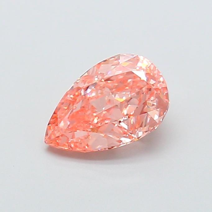 1.10 Ct. Fancy Vivid  Pink Pear Lab Grown Diamond