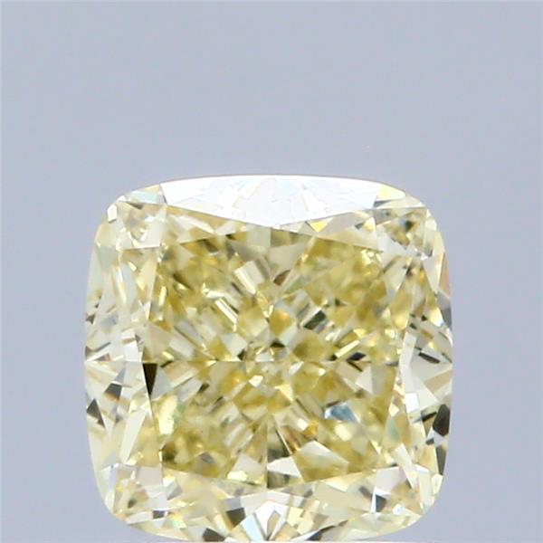 1.22 Ct. Fancy Yellow Cushion Lab Grown Diamond
