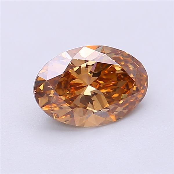 1.17 Ct. Fancy Brown Oval Lab Grown Diamond