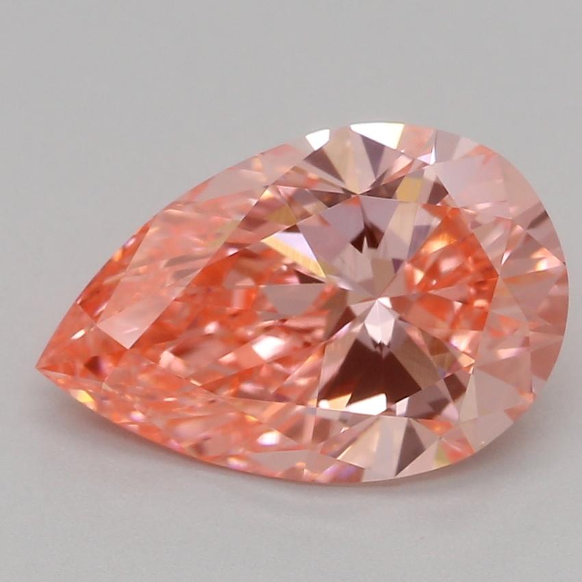 1.51 Ct. Fancy Vivid Pink Pear Lab Grown Diamond