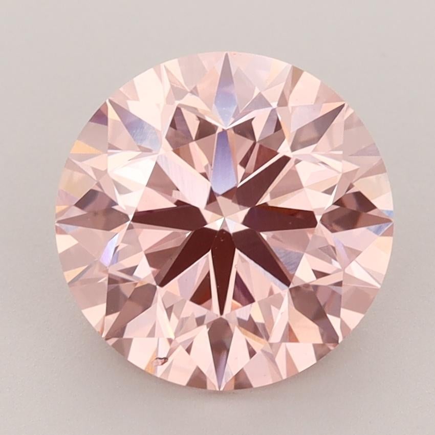 3.50 Ct. Fancy Vivid  Pink Round Lab Grown Diamond