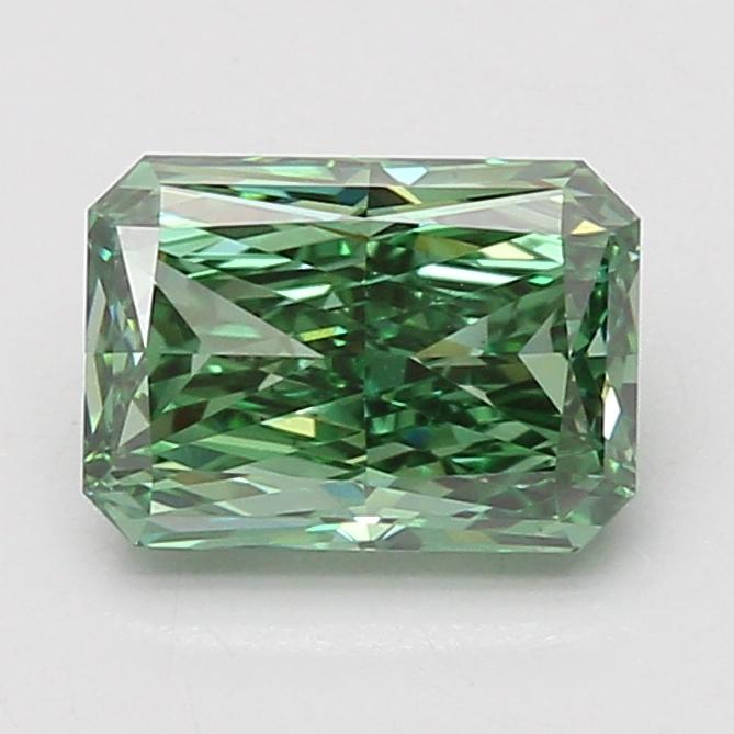 2.08 Ct. Fancy Vivid Green Radiant Lab Grown Diamond