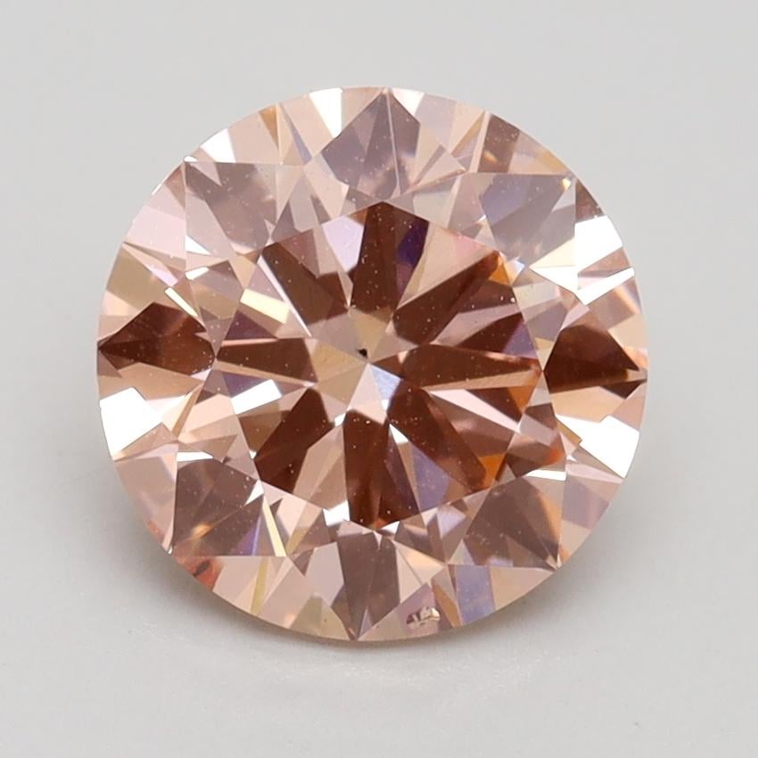 2.20 Ct. Fancy Intense Pink Round Lab Grown Diamond