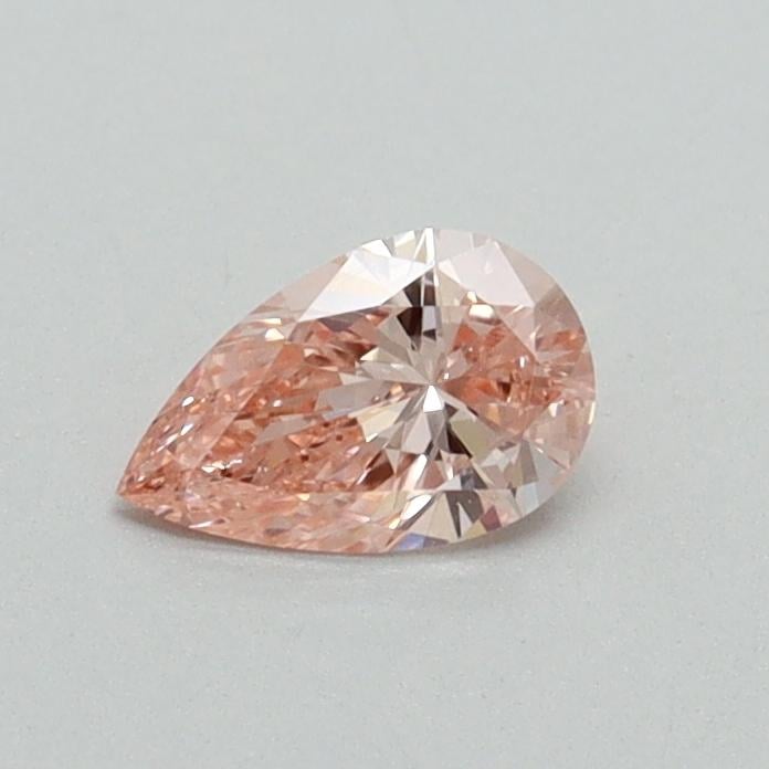 0.30 Ct. Fancy Vivid Pink Pear Lab Grown Diamond