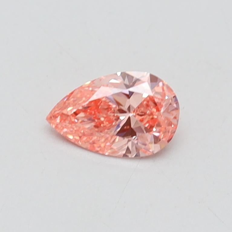 0.31 Ct. Fancy Vivid Pink Pear Lab Grown Diamond