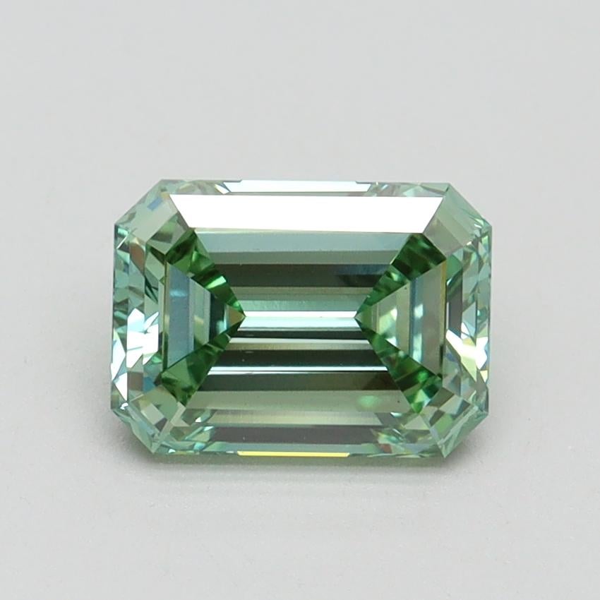 1.46 Ct. Fancy Intense Green Emerald Lab Grown Diamond