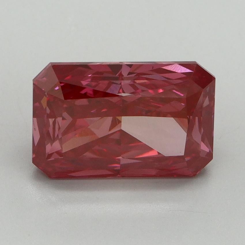 3.11 Ct. Fancy Vivid Red Radiant Lab Grown Diamond